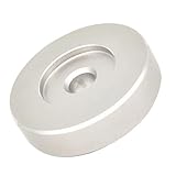 TOKIDNY Aluminium 45 Plattenspieler Adapter 7 Zoll Metall Schallplattenzubehör Kompakt Leicht für...