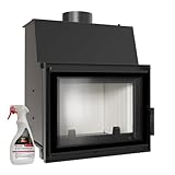 Holzkamin mit Wärmetauscher KRATKI Zuzia BImSchV 2 konform 12 KW Staubauslass Durchmesser 200 mm...