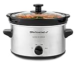 Elite Gourmet MST-275XS Schongarer, elektrisch, oval, einstellbare Temperatur, Vorspeisen, Saucen,...