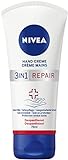 NIVEA 3in1 Repair Hand Creme (75 ml), reichhaltige Hautcreme mit Dexpanthenol für intensive Pflege,...