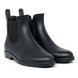 Geweo Gummistiefel Damen Halbhoch Chelsea Herren Wasserdicht Regenstiefel Frauen Atmungsaktiv...