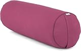 Bodhi Yoga Bolster Rolle Ø 22 cm | Yogarolle mit Bio-Dinkelfüllung | Yogakissen für Restorative &...