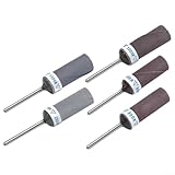 Schleifhülsen Set mit Schleifkronen für Rotationswerkzeuge, Feinkörniges Schleifpapier P600-P2000...