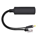 PoEs DC5,5 x 2,1 mm Kamera PoEs RJ45 Kabel Power Over Ethernet Adapter Injektoren Splitter Power...