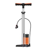 Besreey Manuelle Luftpumpe – Handpumpe aus Edelstahl | Aufpumpen von Rädern für Sport, Wandern,...