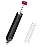 HanOaki Tragbarer Lötsauger aus Aluminiumlegierung, Entlötpumpe mit Silikondüse,...