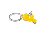 Motorroller Schlüsselanhänger, gelb gelb/silber [A]