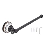 Adfaga Retro-Kupfer-Badezimmer-Handtuchhalter, Einzel-Badetuchhalter, Wand-Handtuchhalter für...