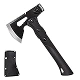 10.5-inch Survival Camp Axe, Camping Hatchet/Hammer Tool with Sheath