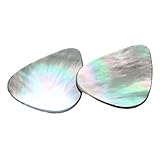 ABOOFAN 2 Stück Gitarren Plektrum aus Festem Steinmaterial Robust und Langlebig Dicke Ukulele Picks...