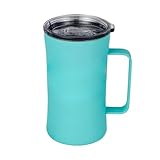 Celuicion Isolierbecher mit Griff, auslaufsichere Flasche mit dichtem Deckel – 60 cl...