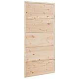 vidaXL Scheunentür, Holzschiebetür Platzsparend, Zimmertür Scheunentor-Look, Schiebetür Holztür...