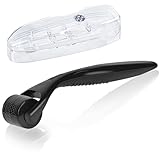 LOPHE Dermaroller 0.5mm, Bartroller für Mann & Frau, Microneedling Gesichtsroller für Gesicht und...