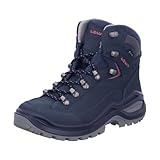 LOWA Stiefel mittel Renegade EVO GTX MID Ws stahlblau/Altrosa 41