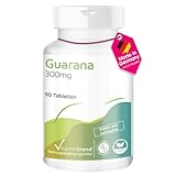 Guarana 300mg - mit Koffein - 90 Tabletten - hochdosiert - vegan - bioverfügbare Supplements aus...