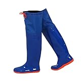 Watstiefel Leichte Wathose Für Angeln Und Jagen, 60 cm Hohe Watstiefel Mit Rutschfester Sohle,...