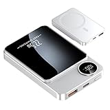 Drahtloses Lade Pad,Magnetische Schnelllade Powerbank,20000mAh Magnetisches Kabelloses Ladegerät,...