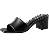 PIZZ ANNU Pantoletten Damen Mit Absatz Bequem Sandalen Damen Sommer Elegant Sandaletten Damen Mit...