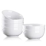 CUSWARE Müslischale Salatschale 6', 6Zoll/650ml Porzellan Suppenschale Schale Set Schüssel...