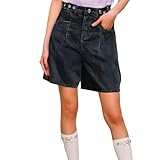 Générique Jeans, Flare, hohe Taille, Capri, Sommer, lässig, Komfort, Elastizität, breite...