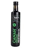 Natürliches Hanfsamenöl von Canah 500 Mililiter BIO - kaltgepresst, roh, vegan, reich an Omega-3...