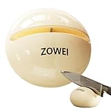 Messerschärfer | Küchenwerkzeug, rutschfest, manueller Scherenschärfer mit Saugnapfbasis – für...