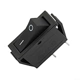 SPST 2-Positionen-Ein-/Aus-Wippschalter, 15 A, 240 VAC, für Laufband, Fahrzeug-Armaturenbrett,...