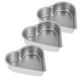 Homoyoyo 3 Stück Herzförmige Backformen Wiederverwendbare Pudding Jelly molds aus...