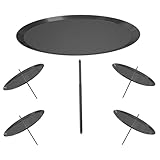 Adventskranz Kerzenhalter, 7.5cm Schwarz Adventskerzenhalter Metall Kerzenleuchter 4 Stück, für...