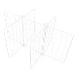 jojofuny Gefrierschrank Trennwände aus Metall 6 Stück Drahtkorb Regal Tiefes Organizer Regal für...