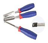 Stechbeitel Set, Stechbeitelsatz, Abgeschrägte Kante Holzschnitzerei Meißel Holzbearbeitung...