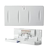 FOUNDATIONS 100-EH Wandwickeltisch in Weiß | Wickelkommode / Wickeltisch klappbar aus Kunststoff |...