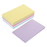 HYTROVE 300 Blatt Bunte Karteikarten Liniertes Indexkarten für Büro Lernen und Organisation...