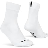 GripGrab Lightweight SL Unisex Socken, Weiß - lang, M (41-44)