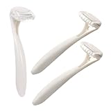 MAGICLULU 3 Stück Pack Kleiner Reiserasierer für Frauen Manueller Gesichtshaartrimmer und...