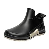 Generisch Regenstiefel Unisex，Outdoor-Modeschuhe，Rutschfesten Kurzstiefel，Weich Bequem...