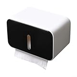 Yhenlovtt Wandmontierter, wasserdichter Papierhandtuchhalter, Baroom-Toilettenpapierbox mit Serie,...