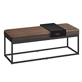 SONGMICS HOME LUIZ Kollektion - Sitzbank, Bank Schlafzimmer, Oberteil wendbar, Schuhbank Bettbank,...
