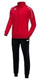 JAKO Unisex Trainingsanzug Polyester Classico, Rot, XL