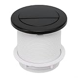 Chrom Dual Flush WC Druckknopf Lufttyp Pneumatischer Spülkasten Ersatz für beliebte Marken Rundes...