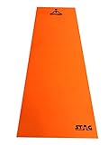 STAG Yoga Mantra Uni Orange Matte (6 mm) mit Tasche | Heim- und Fitnessstudio für Damen und Herren...