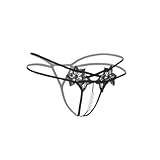 Damen Pearl G String V-String HöSchen Hipster Slips, Tangas T-RüCken, Sexy, Nahtlose...