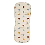 babycab Sitzauflage für Sportwagen/Buggys dots - mit verschiedenen Gurtschlitzen - hautfreundlich &...