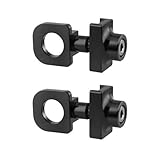 IUSOT Legierung Kettenspanner 2 Stück Fahrrad Kettenspanner Aluminium-Legierung, Verstellbare Feder...