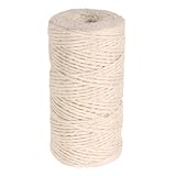 YMWALK Mehrfarbige Baumwollschnur, 2 mm, 100 m, umweltfreundliche Bastelschnur für DIY-Dekoration...