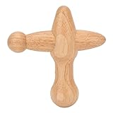 Fockety Triggerpunkt-Massagegerät Kreuzförmig Holztherapie-Massagewerkzeuge Hilfsmittel Zur...