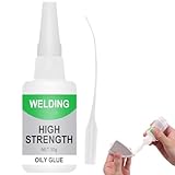 VRYNDH 2026 Upgrade 52 g Leistungsstarker Universalkleber+Tropfer, sekundenkleber extra...