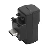 Action-Kamera-Mikrofon-Adapter Typ C, 2-in-1 3,5-mm-Sound-Mikrofon-Ladeadapter mit Einfacher, Fester...