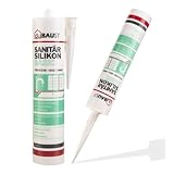 dubaust SAB24 Sanitärsilikon Basic elastisch dauernassbeständig schimmelresistent Bad Küche...
