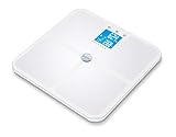 Beurer BF 950 White Diagnosewaage, Messung von Körperfett, Körperwasser, Muskelanteil und...